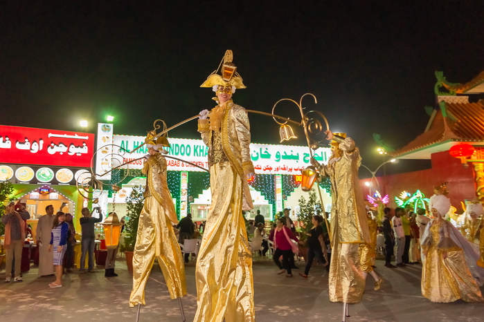 Dubai Shopping Festival 2014. Карнавал в Global Village