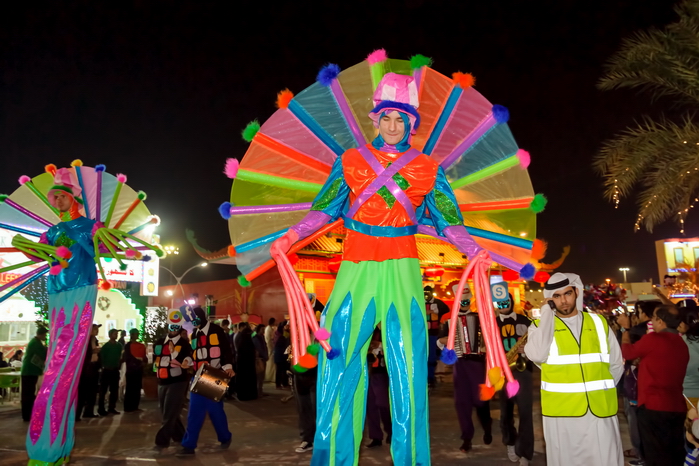 Dubai Shopping Festival 2014. Карнавал в Global Village