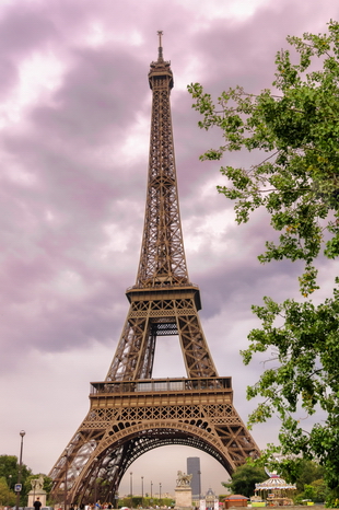Фотографии Парижа (Франция). Эйфелева башня. Вид со стороны моста Иена (Pont d Iena)