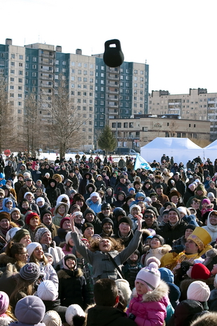 Народные гуляния Масленица 2013 в Красногвардейском районе Санкт-Петербурга
