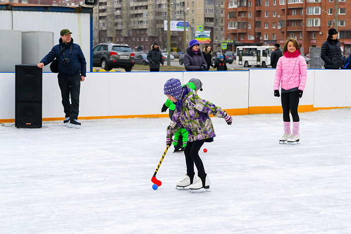 Городской праздник Спортивная Масленица 2014 в Приморском районе Санкт-Петербурга